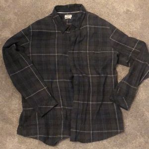Hurley men’s flannel grey